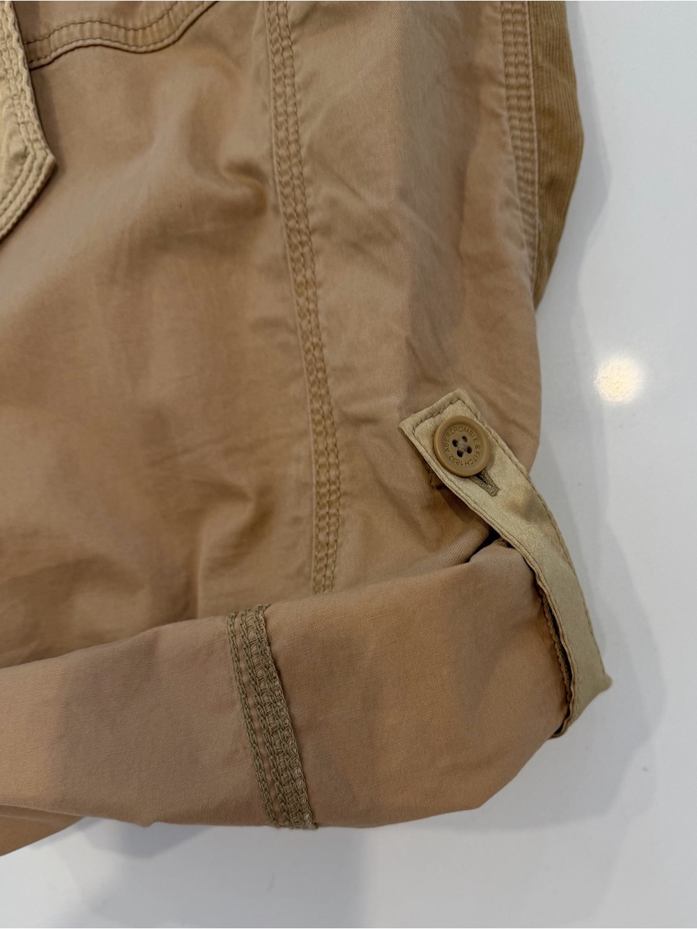 Abercrombie & Fitch Khaki Utility Pants with Belt - Picture 7 of 9